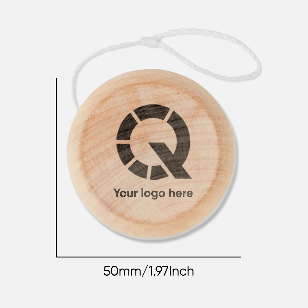Custom Branded Wooden Yo-Yo Toy