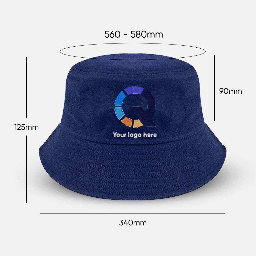 Custom Reversible Embroidered Bucket Hat