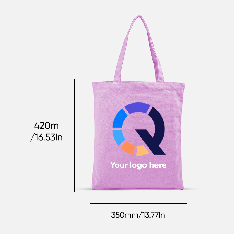 Custom Logo Canvas Tote Bag