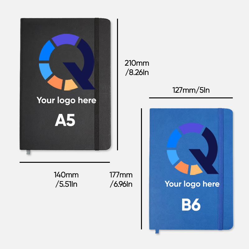 Custom Branded A5 PU Leather Journal
