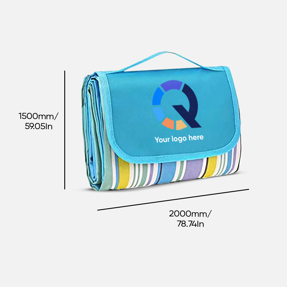 Custom Printed Waterproof Folding Picnic Blanket