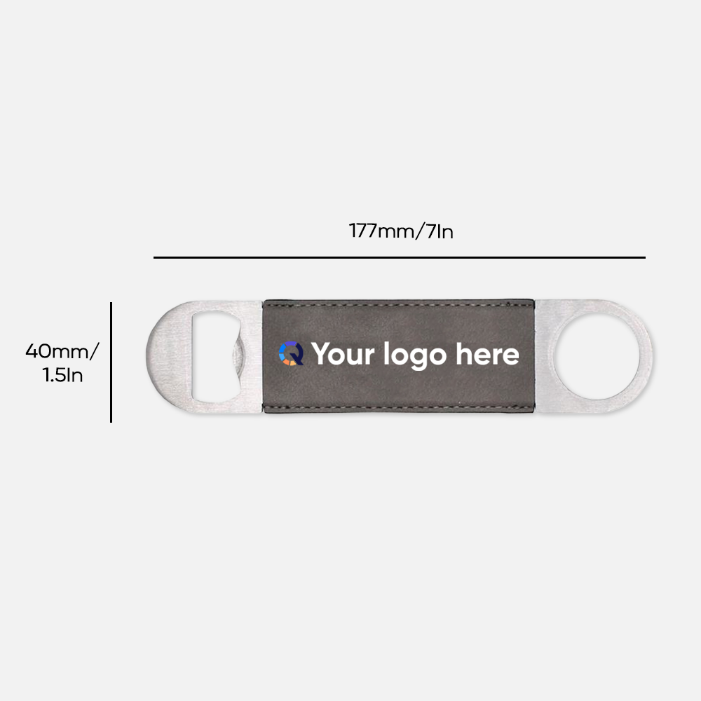 Custom Engraved Leatherette Bottle Opener