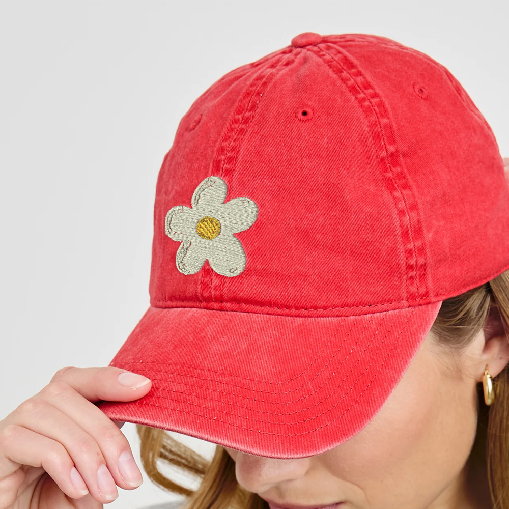 Custom Logo Washed Cotton Baseball Caps