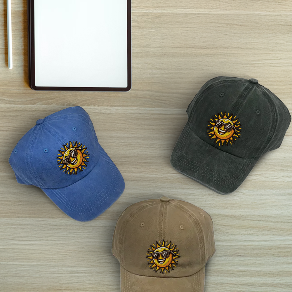 Custom Logo Vintage Distressed Baseball Cap