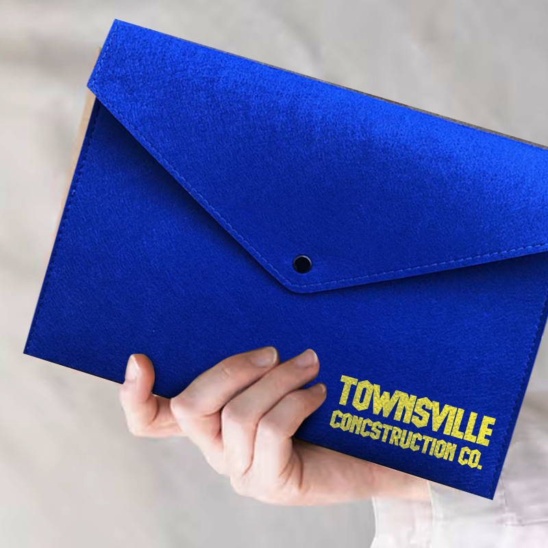 Custom Logo Felt Document Holder
