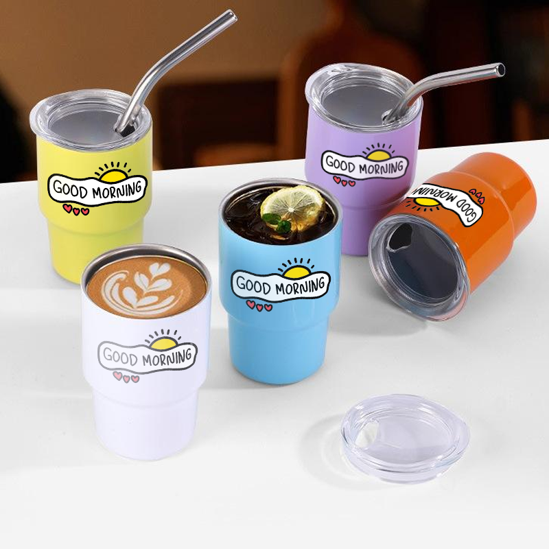 Custom 3oz Stainless Steel Mini Tumbler