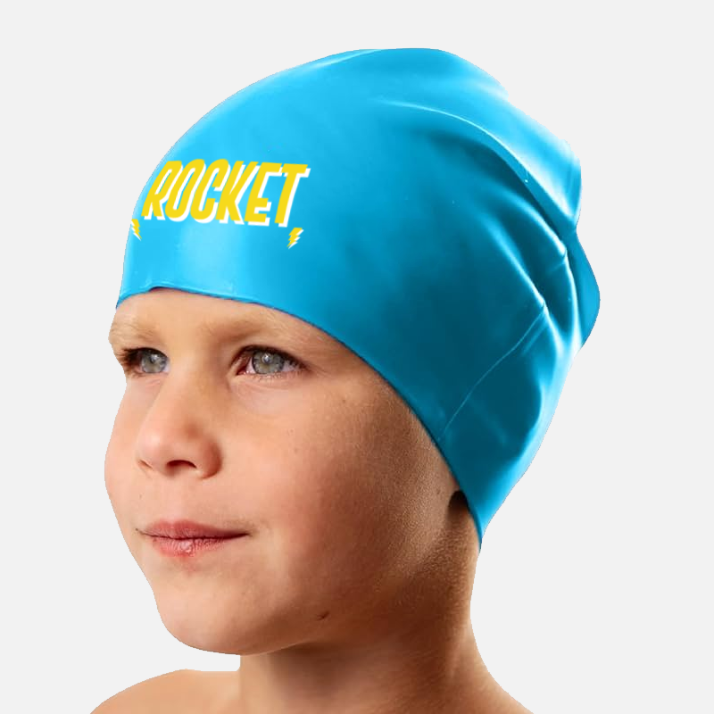 Custom Logo Waterproof Silicone Swim Cap