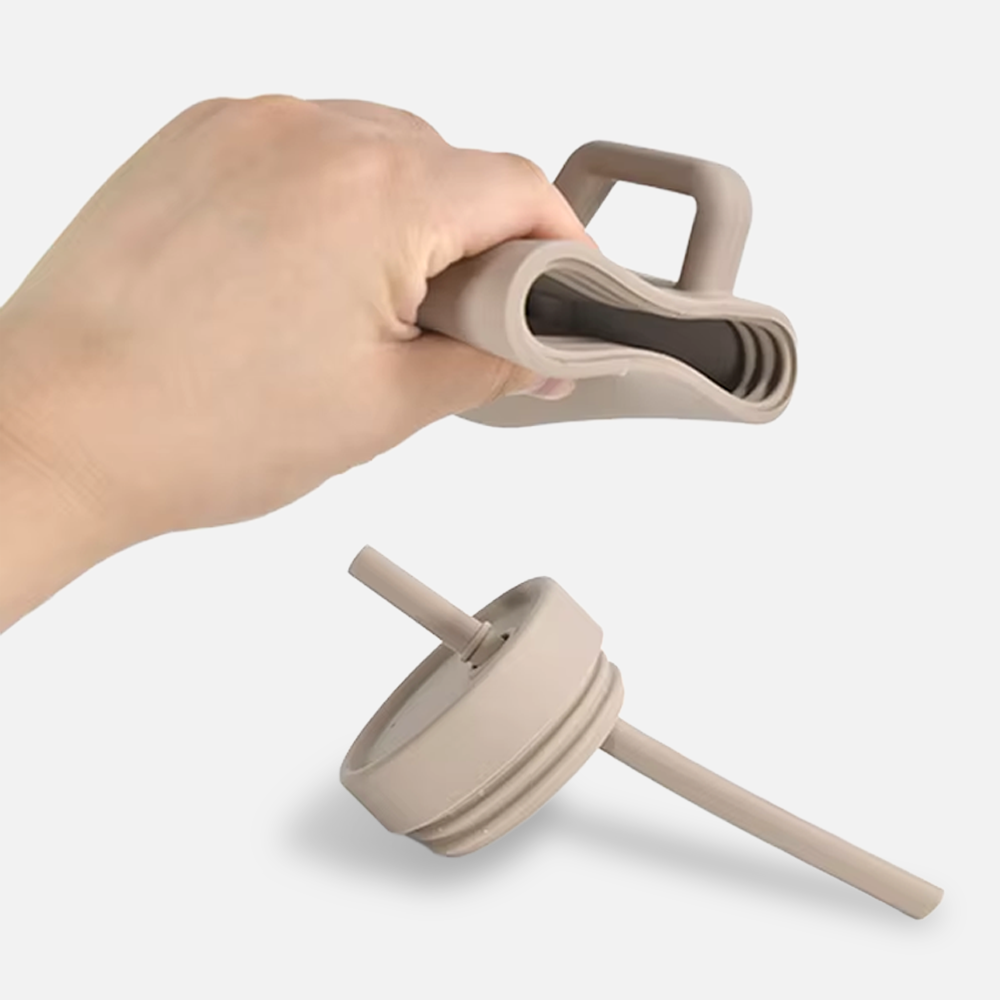 Custom 9oz Silicone Sippy Cup With Handle