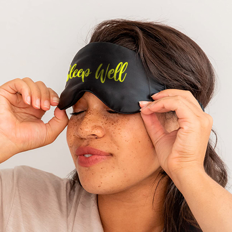Custom Logo Satin Sleep Mask