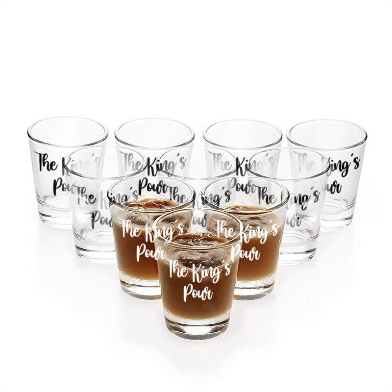 Custom 2oz Sublimation Shot Glass Set