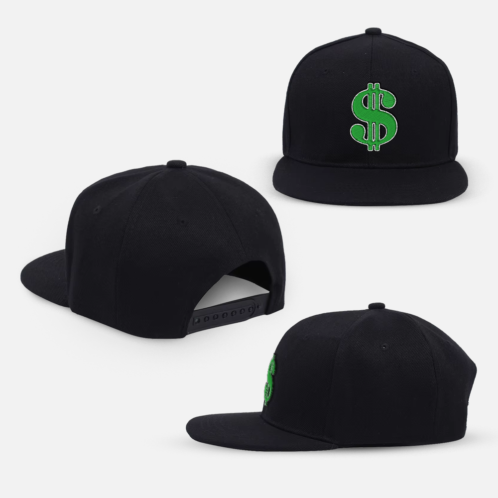 Custom Logo 6-Panel Snapback Caps