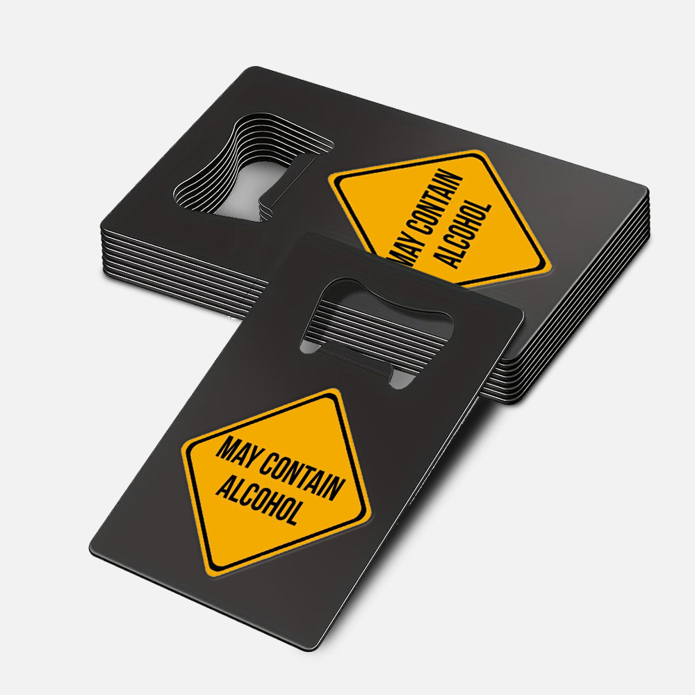 Custom Logo Stainless Steel Credit Card Bottle Opener