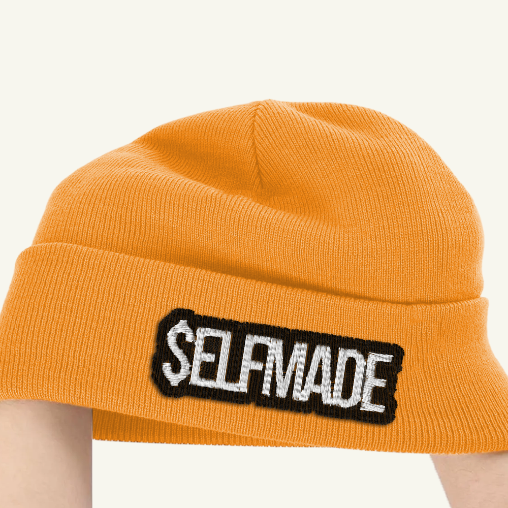 Custom Logo Knit Cuffed Beanie