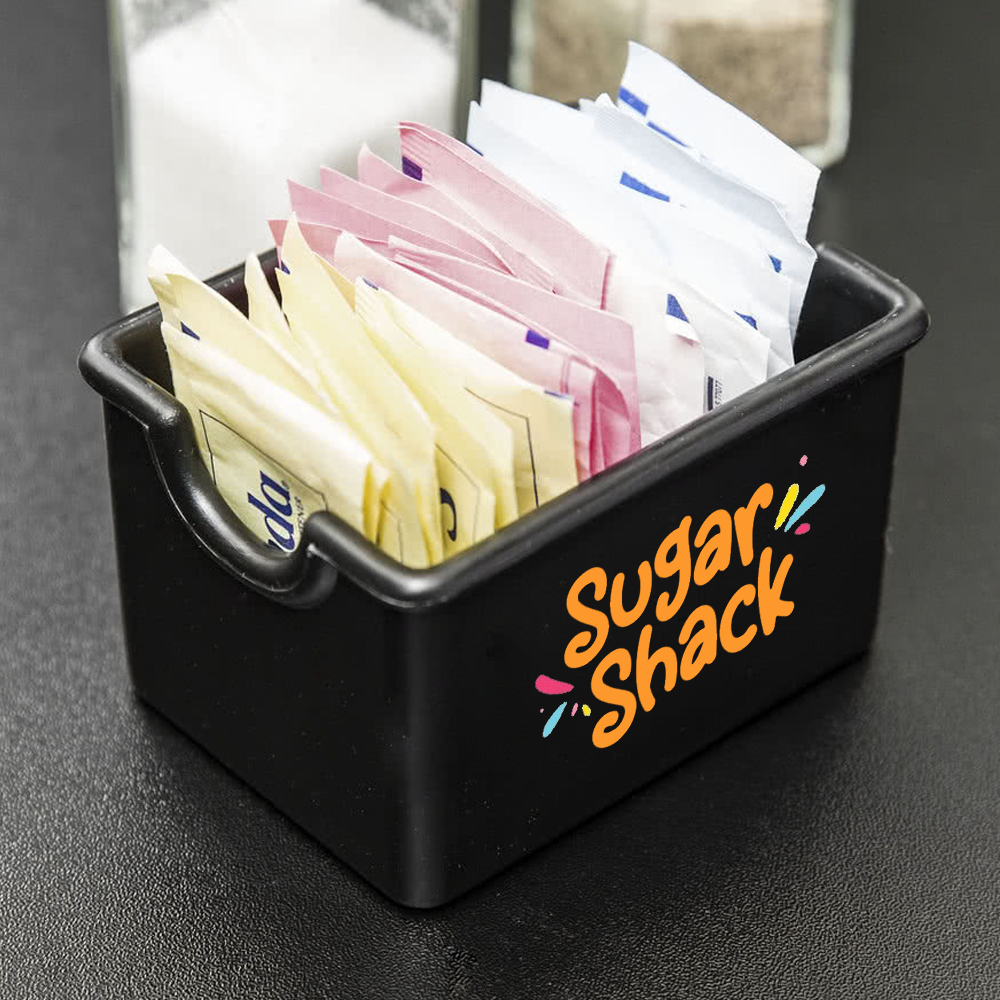 Custom Acrylic Tea and Sugar Organizer