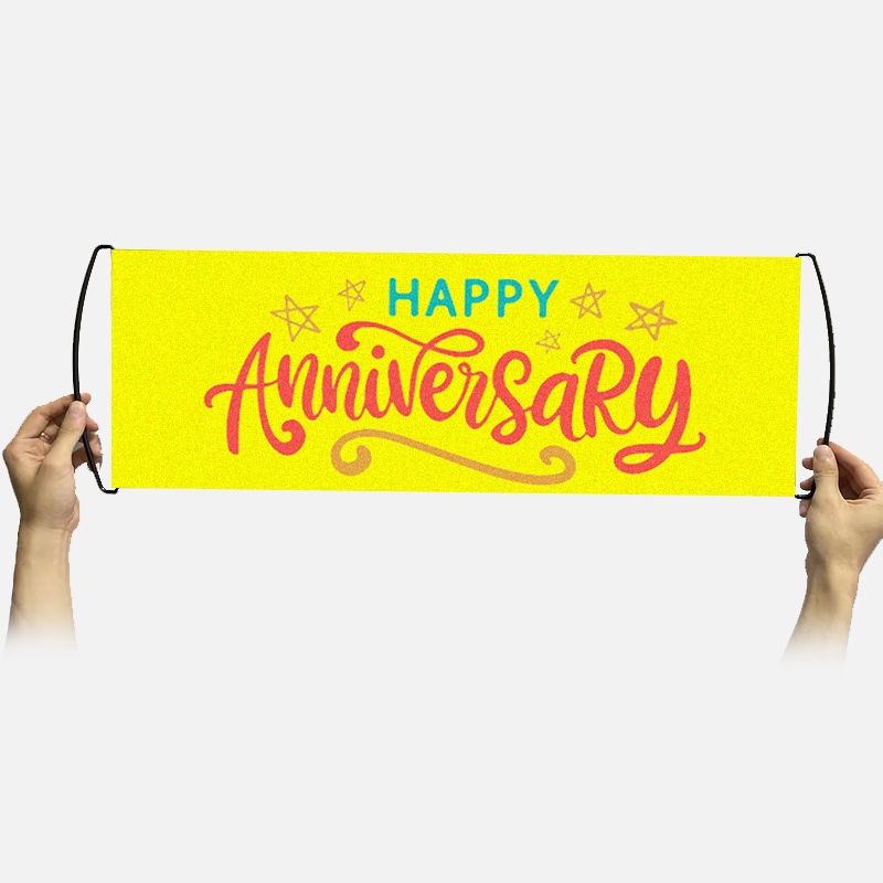 Custom Logo Retractable Cheer Banner Flag