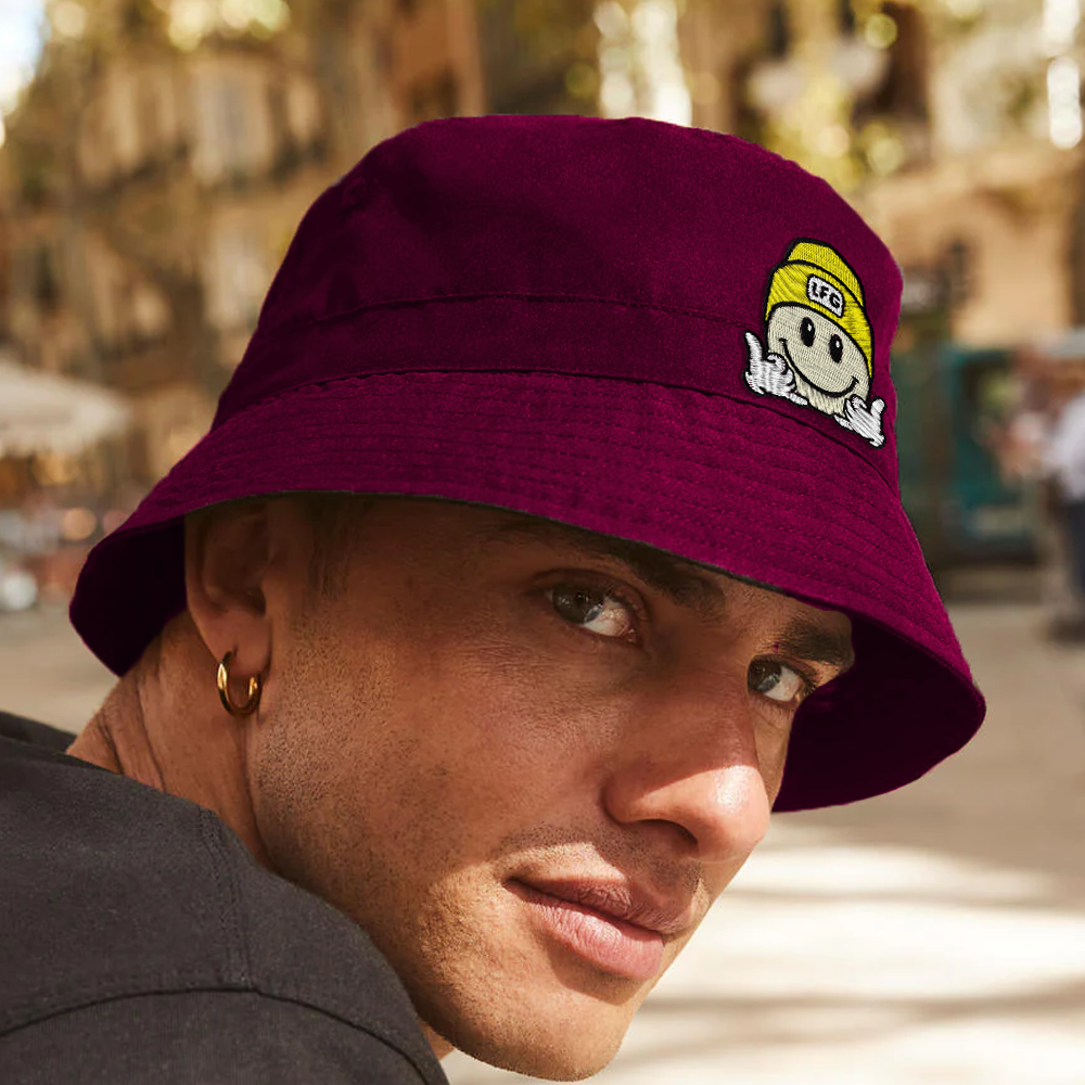 Custom Logo Reversible Cotton Bucket Hat