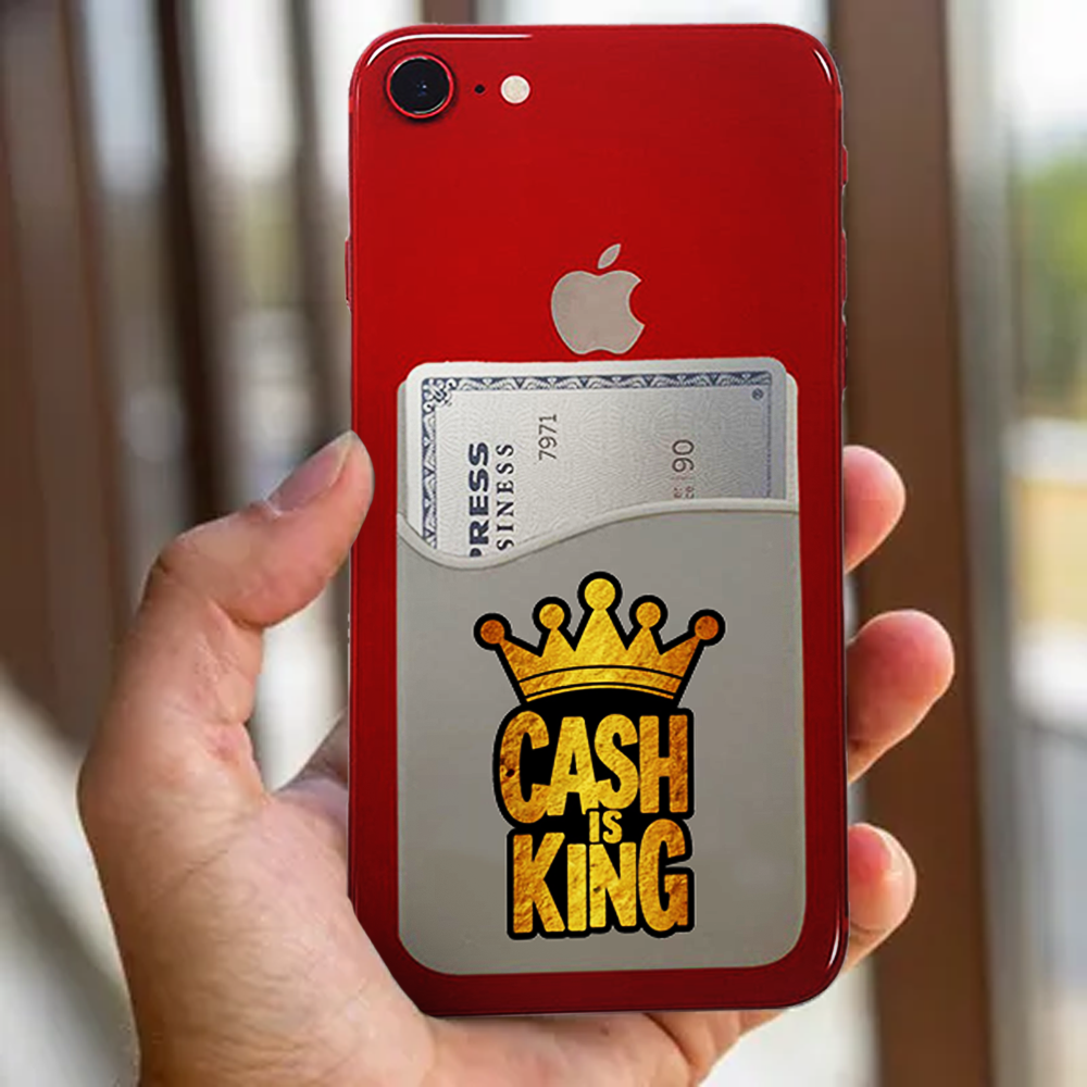 Custom Logo Silicone Phone Wallet Holder