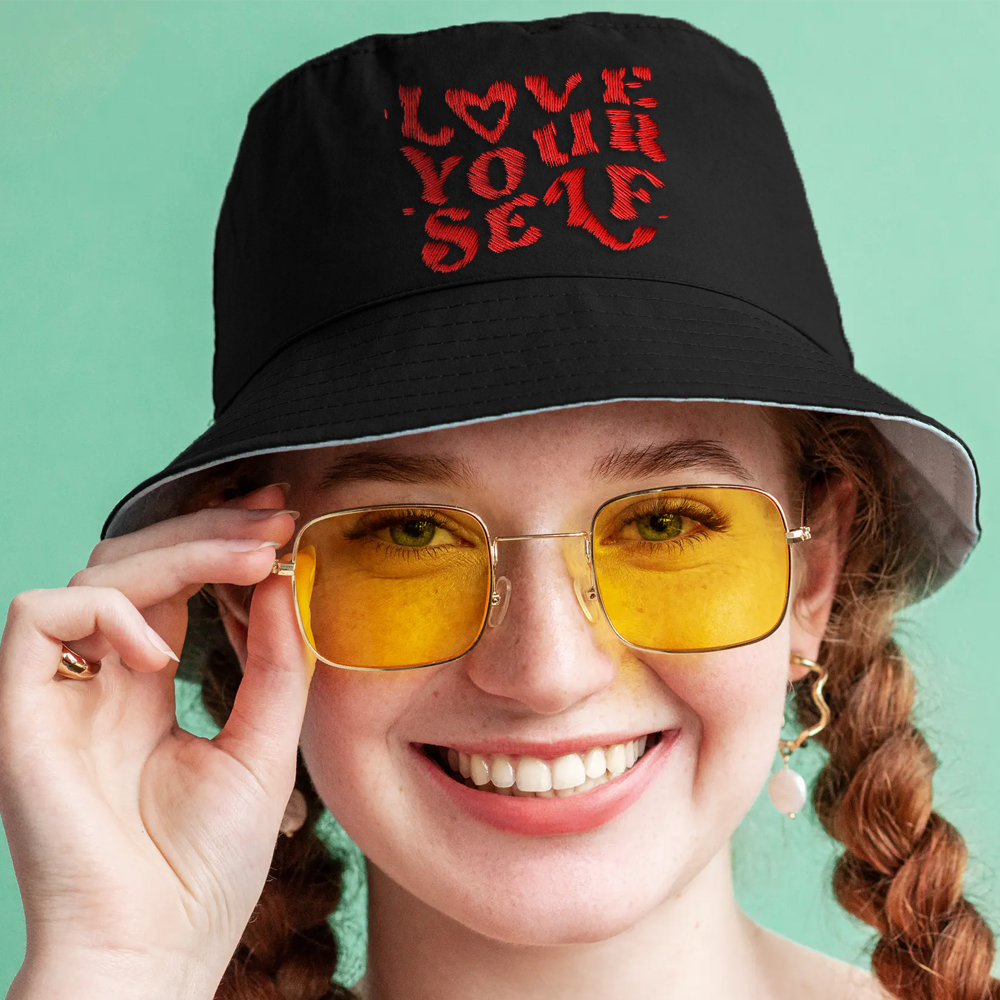 Custom Reversible Embroidered Bucket Hat