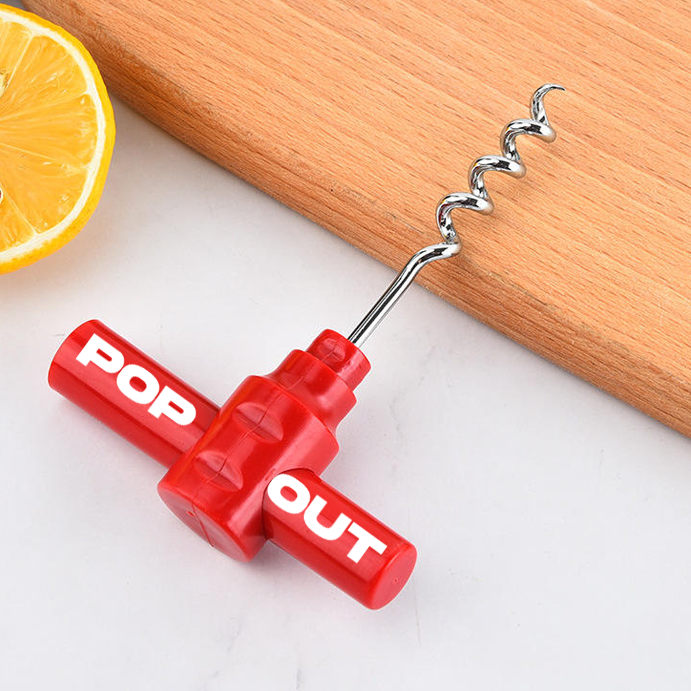 Custom Portable Corkscrew Bottle Opener