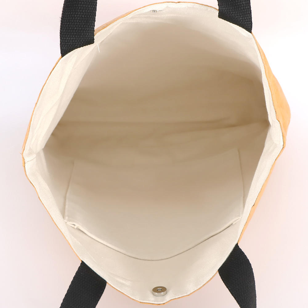 Custom Logo Washable Kraft Paper Tote Bag