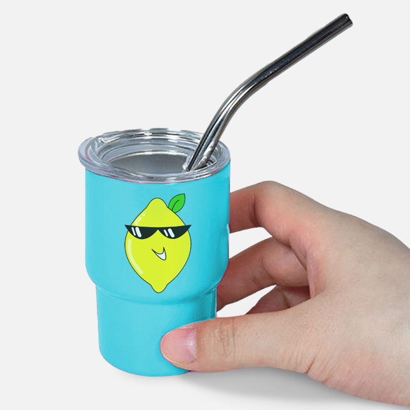 Custom 3oz Stainless Steel Mini Tumbler