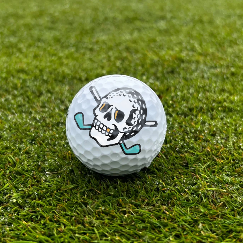 Custom Logo Golf Balls & Marker Set