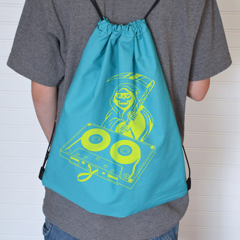 Custom Logo Waterproof Drawstring Backpack