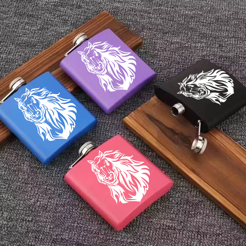 Custom Powder Coated Stainless Steel Flask