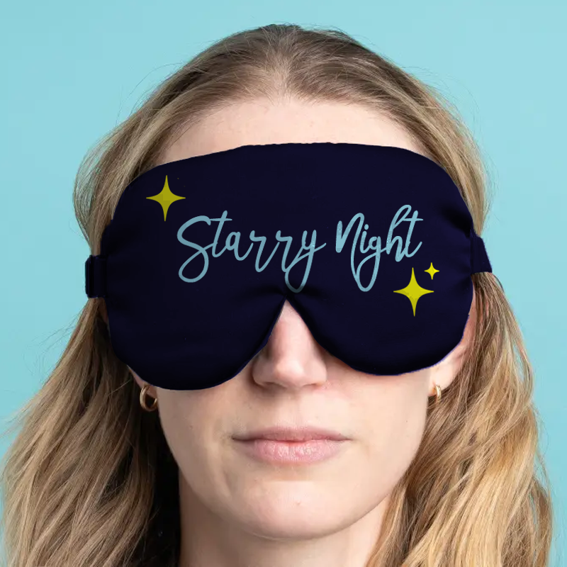Custom Logo Satin Sleep Mask