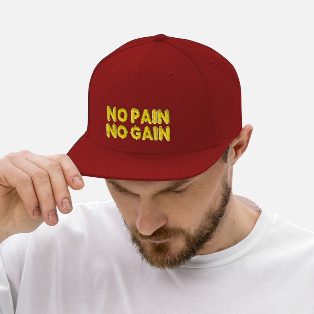 Custom Logo 6-Panel Snapback Caps