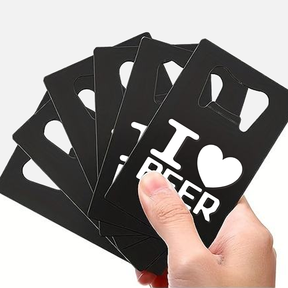 Custom Logo Stainless Steel Credit Card Bottle Opener