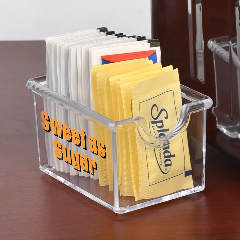 Custom Acrylic Tea and Sugar Organizer