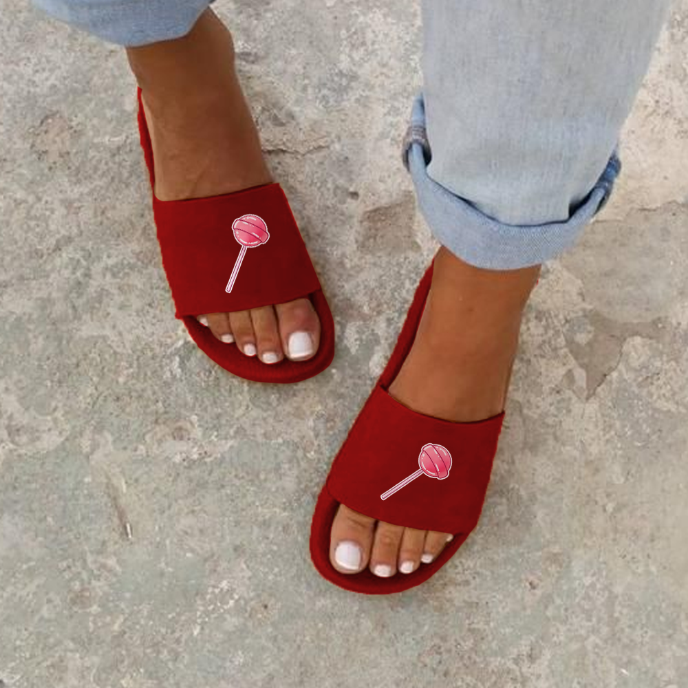 Custom Logo Rubber Slides Sandals