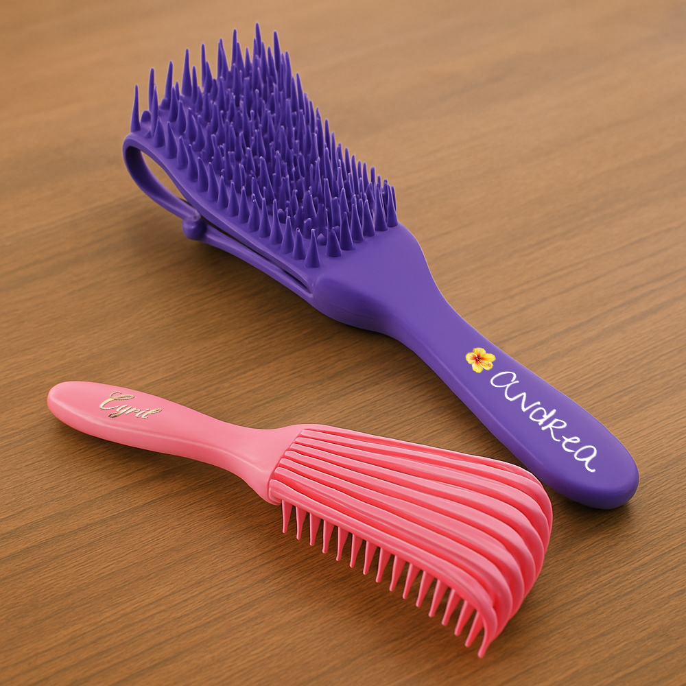 Custom Logo Detangling Octopus Hair Brush