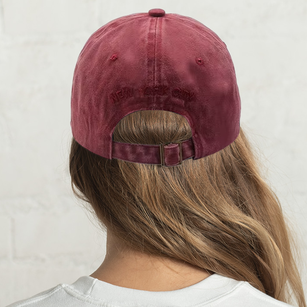 Custom Embroidered Vintage Cotton Baseball Cap