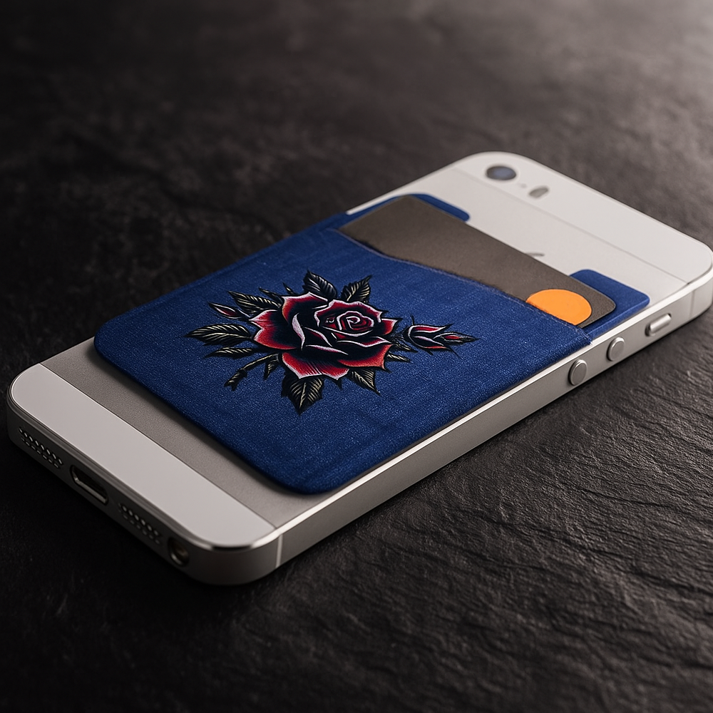 Custom Logo Silicone Phone Wallet Holder