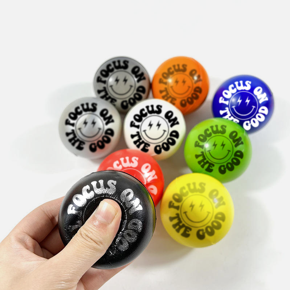 Custom 2.5\'\' PU Stress Relief Balls