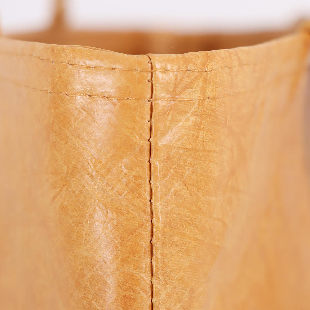 Custom Logo Washable Kraft Paper Tote Bag