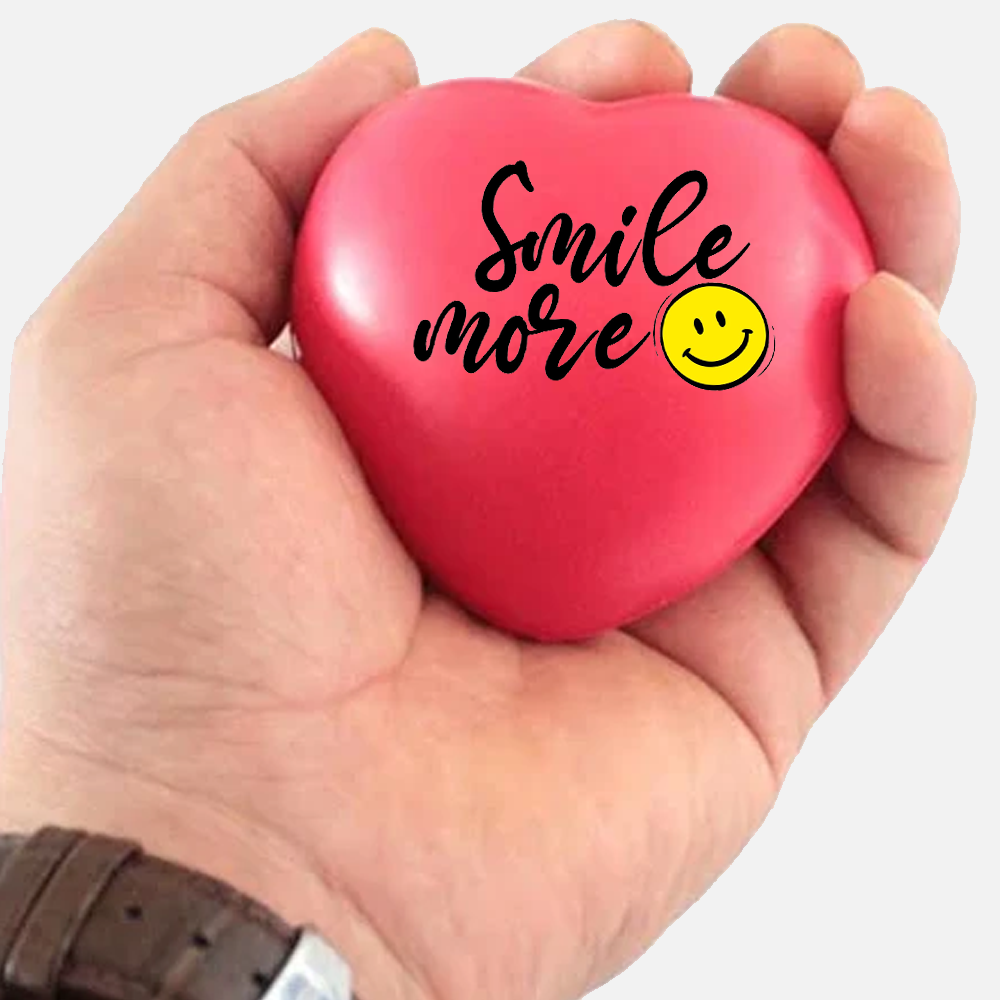 Custom Logo Heart-Shaped Stress Ball