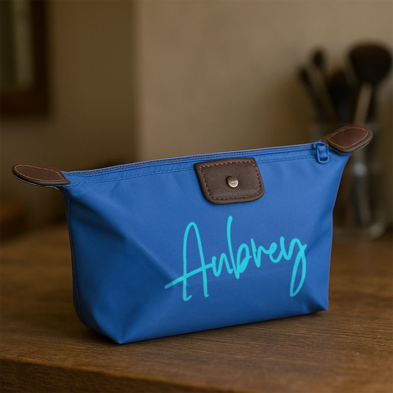 Custom Logo Cosmetic Travel Clutch Bag