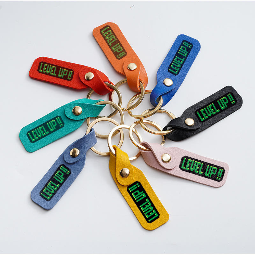 Custom PU Leather Keychain