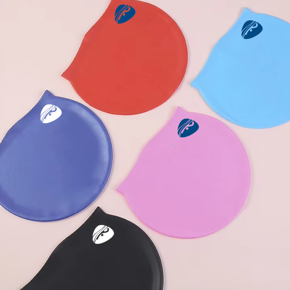Custom Logo Silicone Swim Cap