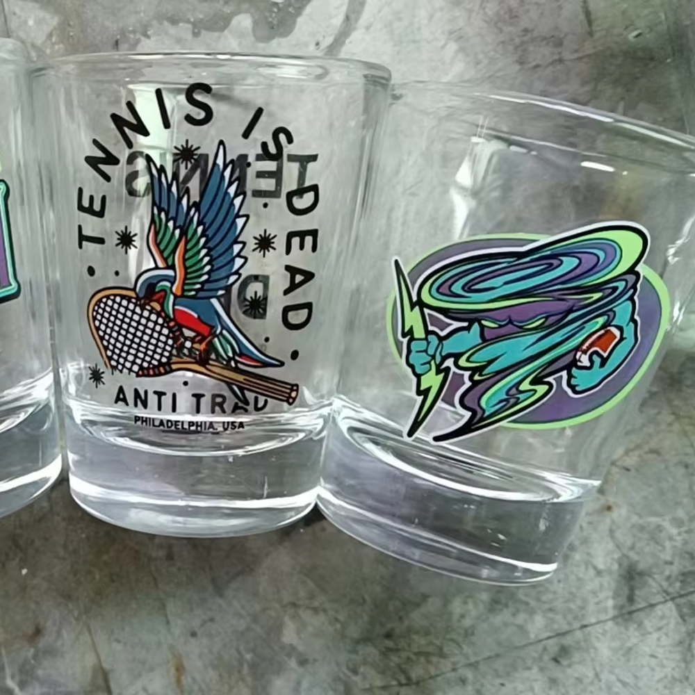 Custom Logo 2oz Sublimation Shot Glasses