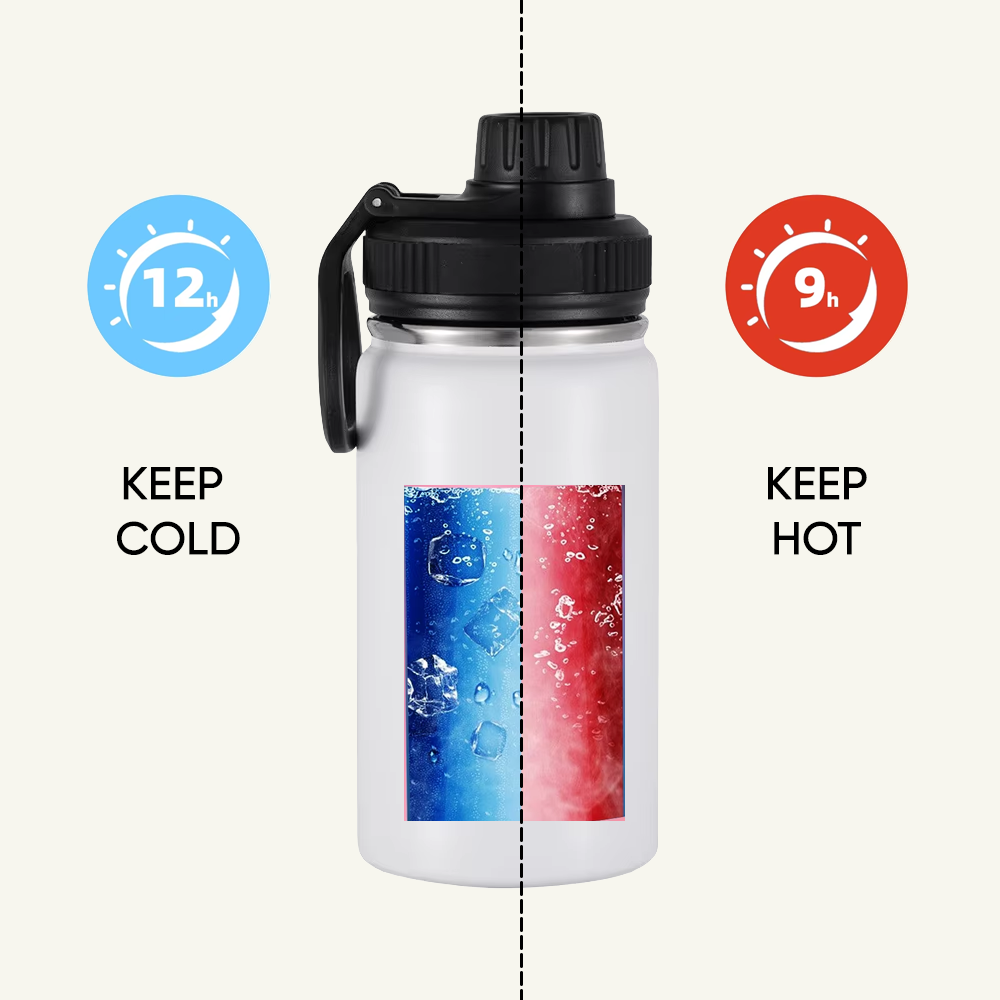 Custom Logo 12oz Reusable Water Bottles