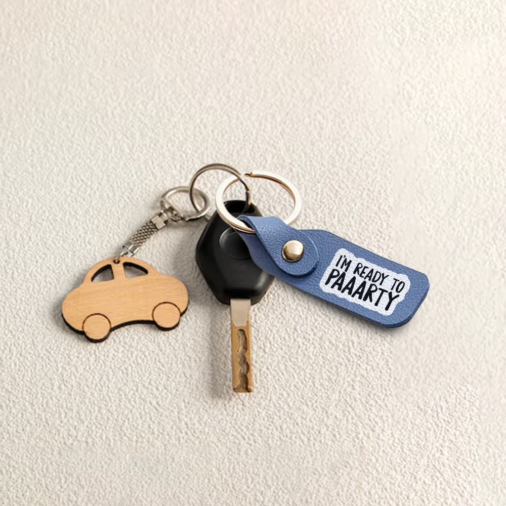 Custom PU Leather Keychain