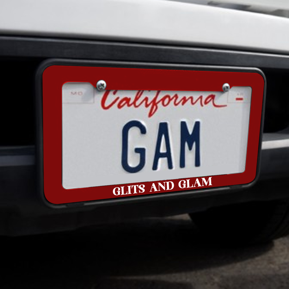 Custom Logo Aluminum License Plate Frame