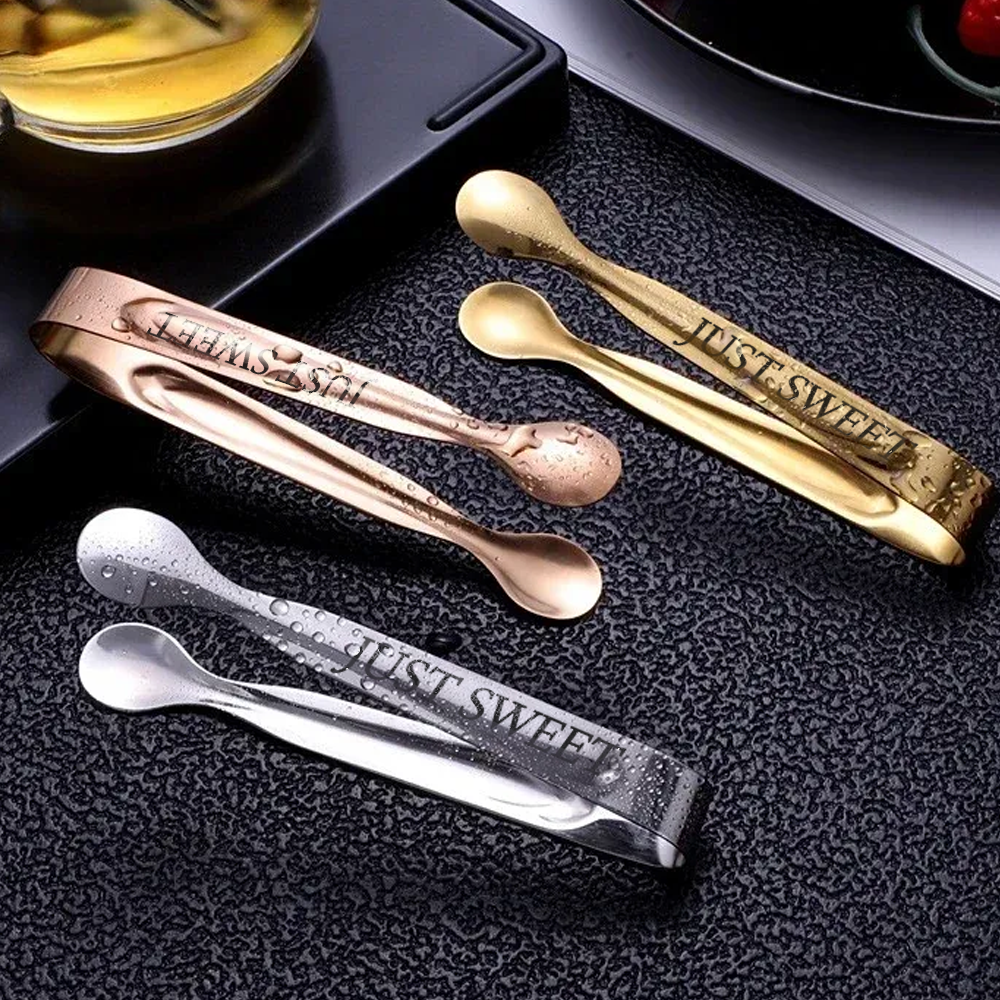 Custom Logo Stainless Steel Serving Tongs