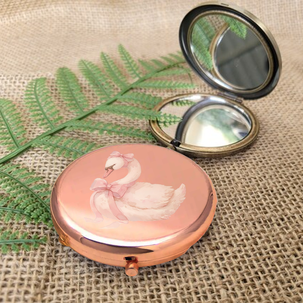 Custom Double-Sided Travel Pocket Mirror