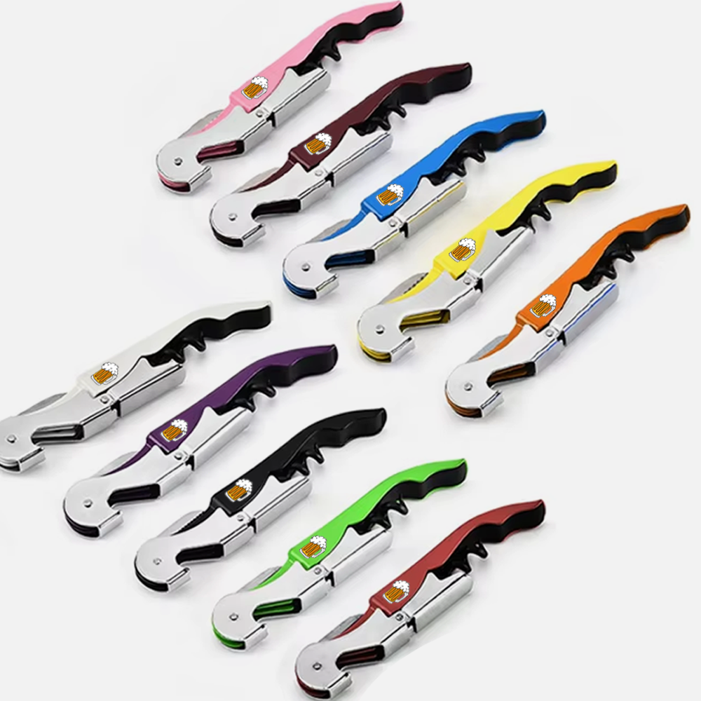 Custom Logo Stainless Multi-Function Corkscrew