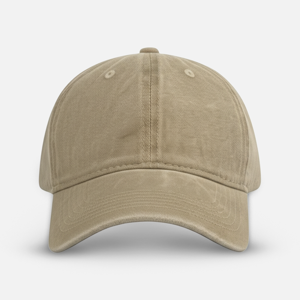 Custom Embroidered Distressed Cotton Baseball Cap